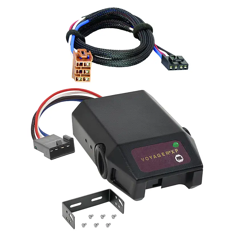 2001-2002 GMC Sierra 3500 Raybestos Voyager XP Proportional Brake Controller for Trailers with 1 to 4 Axles Black 761-9035