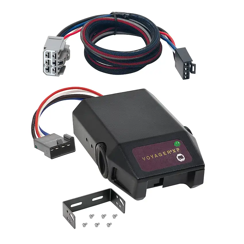 2017-2017 GMC Acadia Limited Raybestos Voyager XP Proportional Brake Controller for Trailers with 1 to 4 Axles Black 761-9035