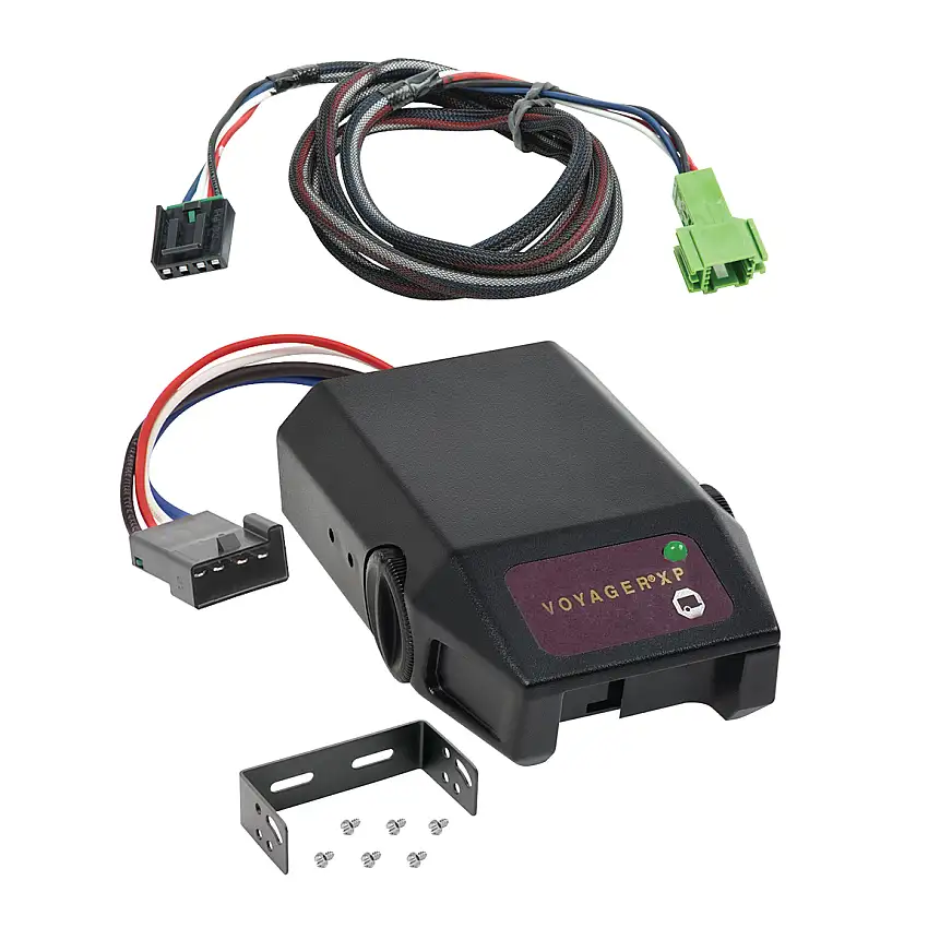 2012-2021 Mercedes-Benz Sprinter Raybestos Voyager XP Proportional Brake Controller for Trailers with 1 to 4 Axles Black 761-9035