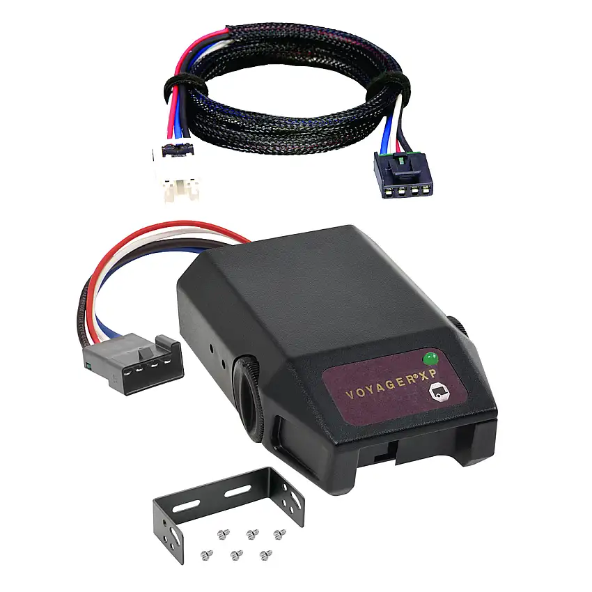 2013-2021 Nissan NV3500 Raybestos Voyager XP Proportional Brake Controller for Trailers with 1 to 4 Axles Black 761-9035
