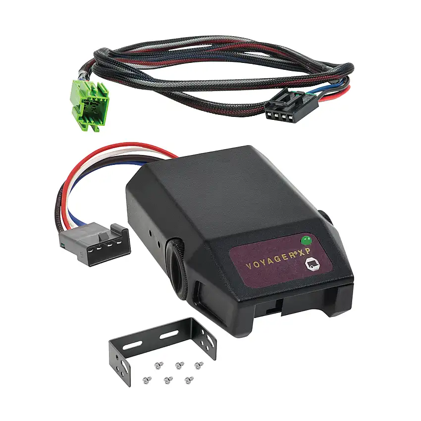 2012-2021 Mercedes-Benz Sprinter 3500 Raybestos Voyager XP Proportional Brake Controller for Trailers with 1 to 4 Axles Black 761-9035