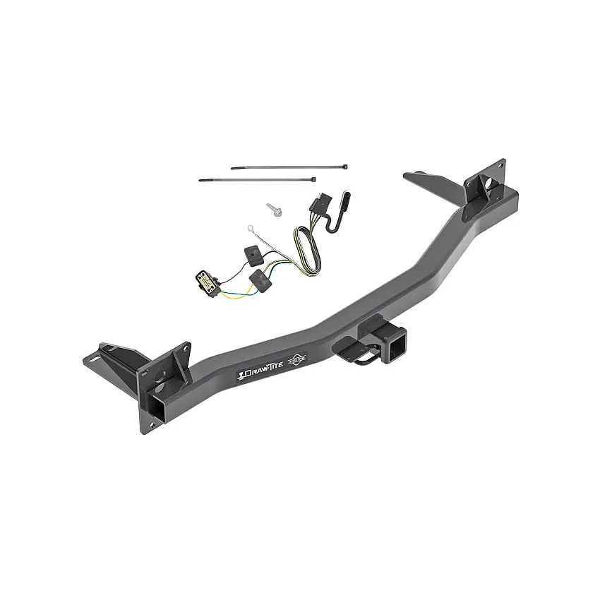 2021-2024 Buick Enclave Draw-Tite Class 3 Trailer Hitch, 2 Inch Square Receiver Bundle w/ Plug-n-Play T-One Wiring Harness