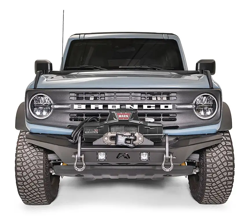 Fab Fours STUBBY FRONT BUMPER W/ NO GUARD for 2021+ Ford Bronco FB21-B5251-1