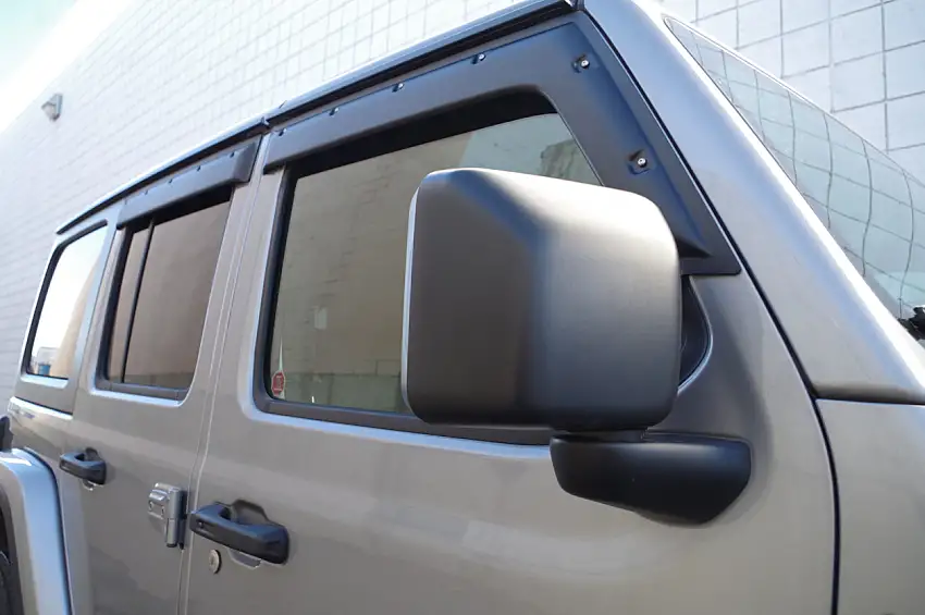 Focus Auto Design Tough Window Visors for 07-18 Jeep Wrangler JK 2 Door TV7W07-2