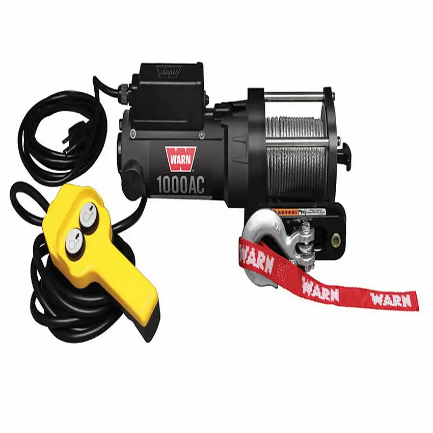 Warn 80010 1000lb AC Winch - Ideal for 120V AC Power