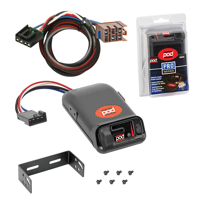2003-2006 Chevrolet Silverado 3500 Tekonsha POD Trailer Time Delay Brake Controller for Trailers with 1 to 2 Axles 80500