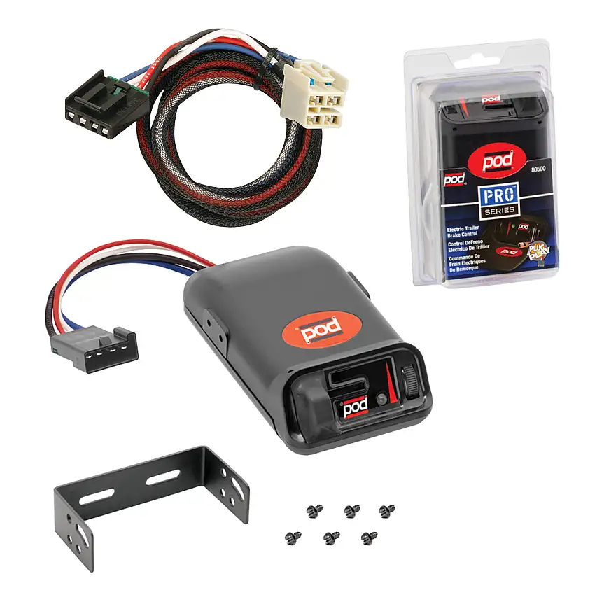 2015-2023 GMC Yukon Tekonsha POD Trailer Time Delay Brake Controller for Trailers with 1 to 2 Axles 80500