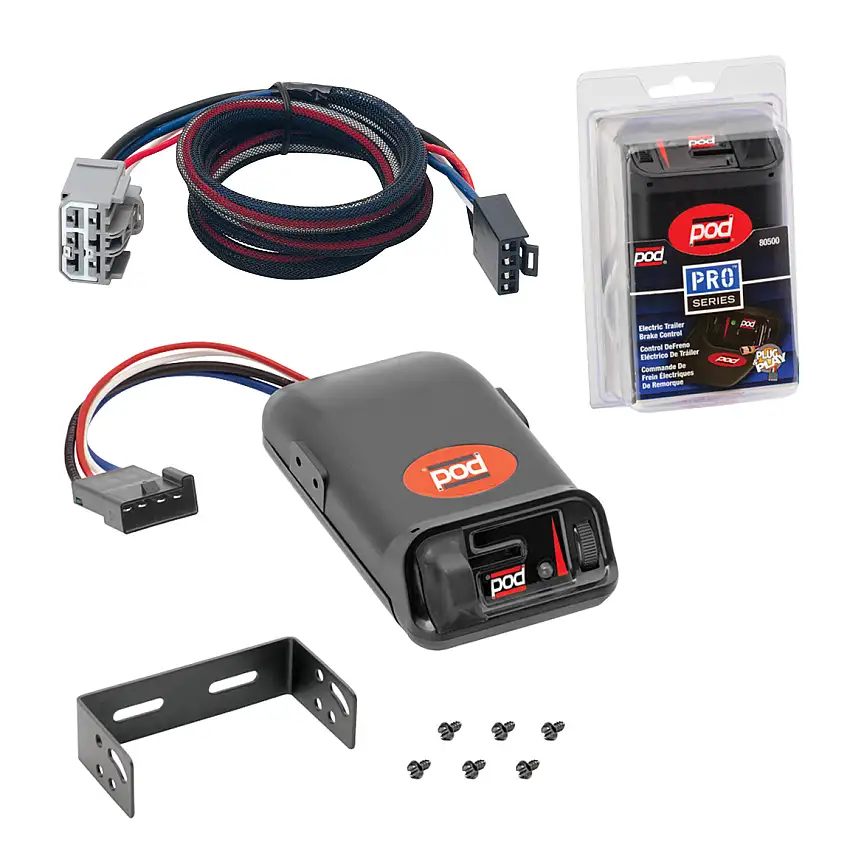 2007-2009 Saturn Outlook Tekonsha POD Trailer Time Delay Brake Controller for Trailers with 1 to 2 Axles 80500