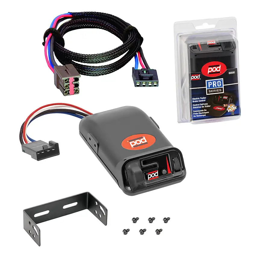 1992-2008 Ford E-250 Econoline Tekonsha POD Trailer Time Delay Brake Controller for Trailers with 1 to 2 Axles 80500