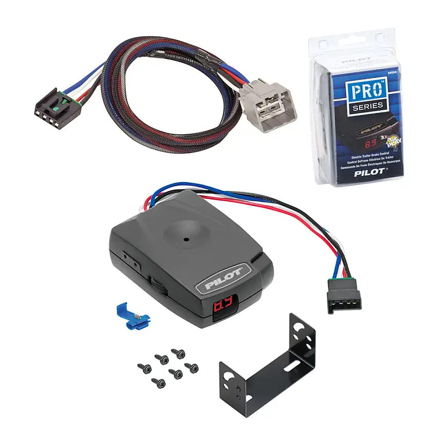 2011-2012 RAM 3500 Tekonsha Pilot Trailer Time Delay Brake Controller for Trailers with 1 to 3 Axles 80550
