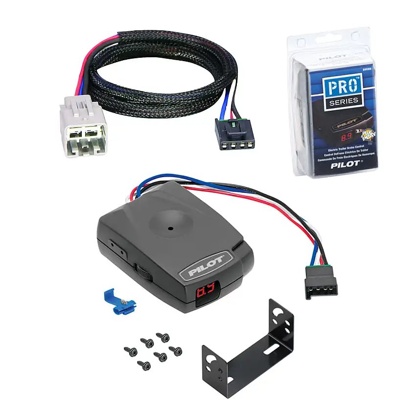 2005-2007 Ford F-450 Super Duty Tekonsha Pilot Trailer Time Delay Brake Controller for Trailers with 1 to 3 Axles 80550