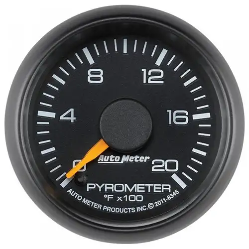 Auto Meter 8345 Factory Matched Pyrometer Gauge 0-2,000f (2001-2007 Gm)