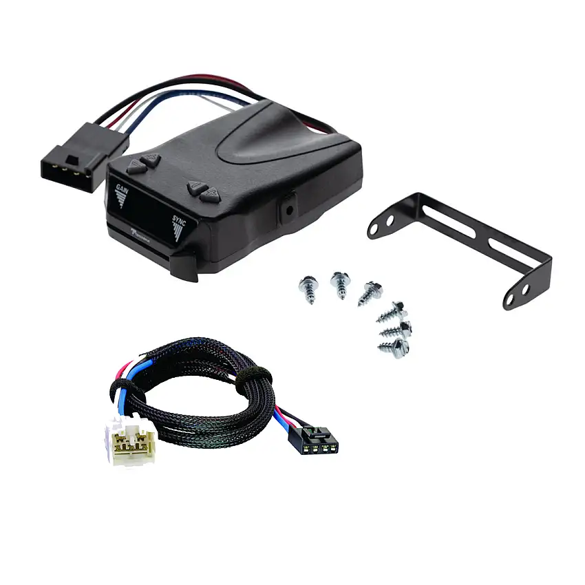 2003-2007 Lexus LX470 Reese Towpower Brakeman IV Time Delay Brake Controller for Trailers with 1 to 4 Axles Black 8507111