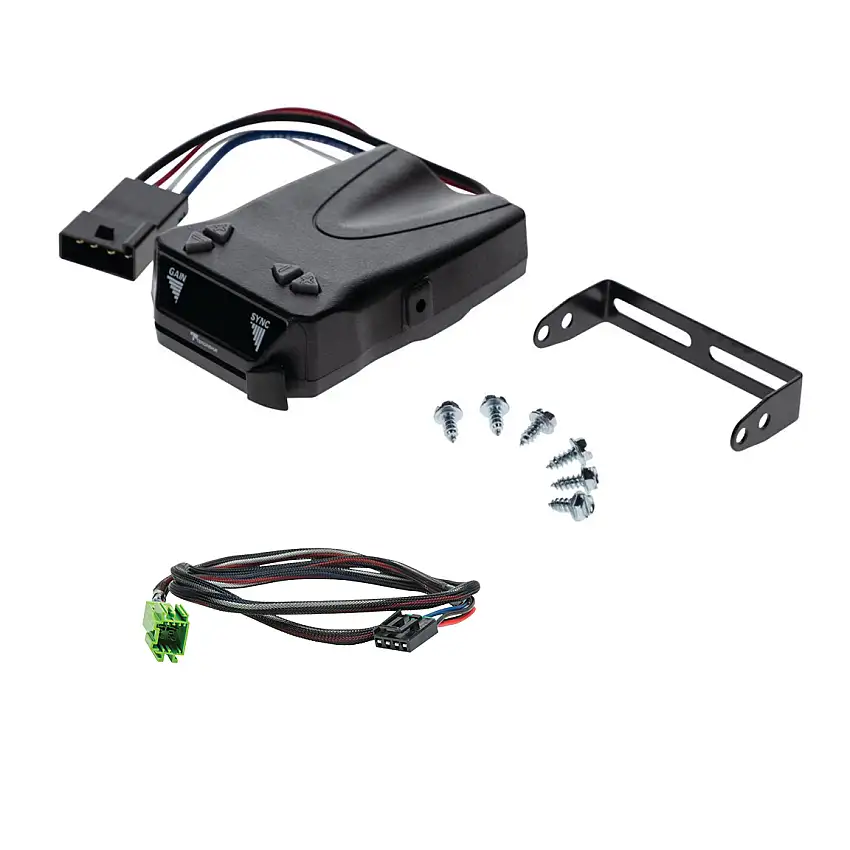 2007-2009 Dodge Sprinter 3500 Reese Towpower Brakeman IV Time Delay Brake Controller for Trailers with 1 to 4 Axles Black 8507111