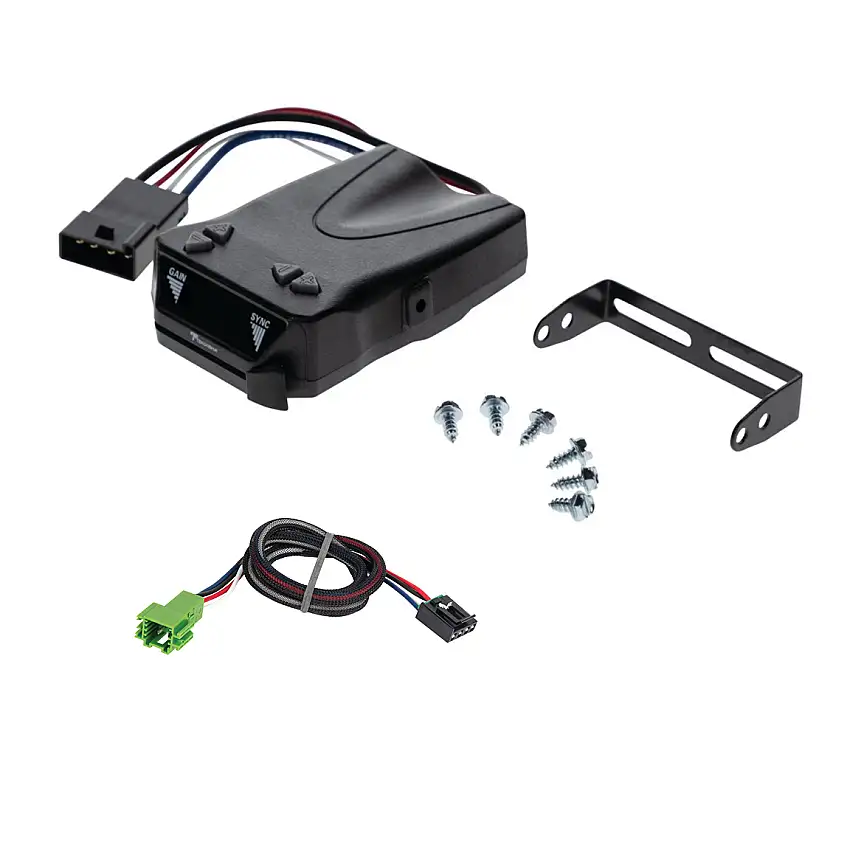 2012-2016 Mercedes-Benz GL450 Reese Towpower Brakeman IV Time Delay Brake Controller for Trailers with 1 to 4 Axles Black 8507111