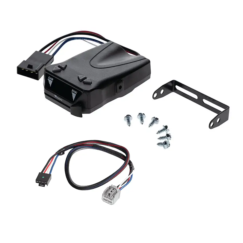 2020-2026 Chrysler Voyager w/Factory 7-Way Brakeman IV Time?Delay Brake Controller for Trailers with 1?4 Axles, Black 8507111