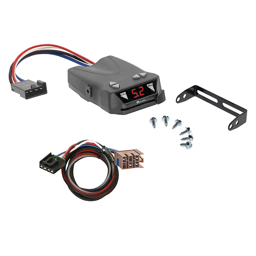 2003-2006 GMC Yukon XL 1500 Tekonsha Brakeman IV Time Delay Brake Controller for Trailers with 1 to 4 Axles Black 8507120