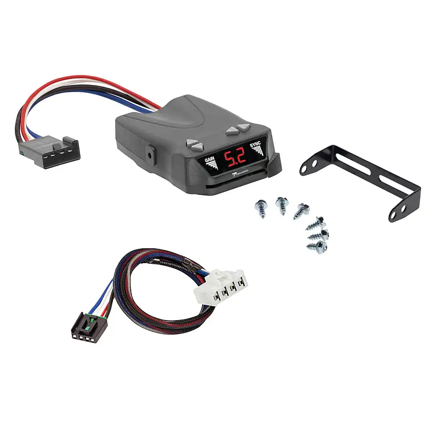 1995-2009 Dodge Ram 2500 Tekonsha Brakeman IV Time Delay Brake Controller for Trailers with 1 to 4 Axles Black 8507120
