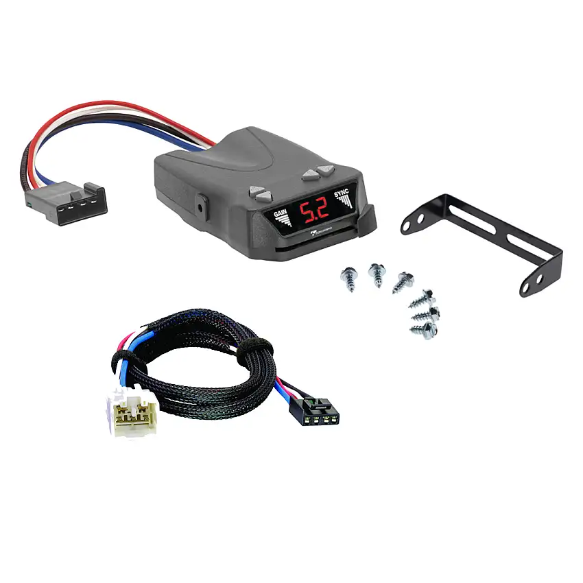 2003-2009 Lexus GX470 Tekonsha Brakeman IV Time Delay Brake Controller for Trailers with 1 to 4 Axles Black 8507120