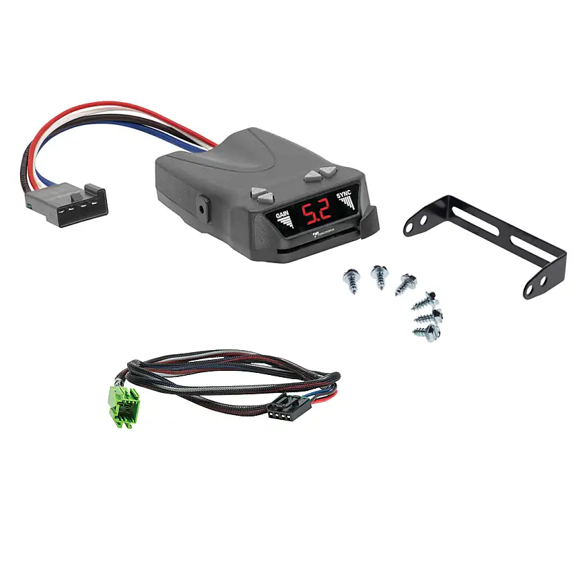 2007-2011 Mercedes-Benz Sprinter Tekonsha Brakeman IV Time Delay Brake Controller for Trailers with 1 to 4 Axles Black 8507120