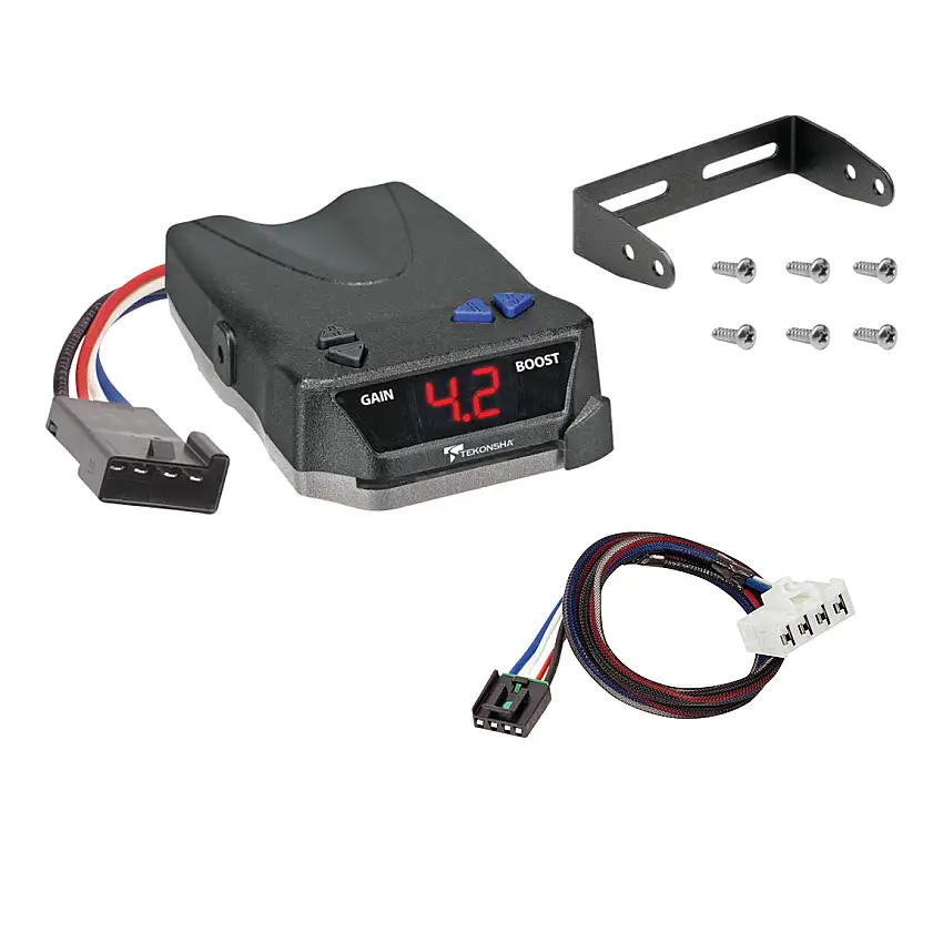 1998-2009 Dodge Durango Tekonsha BRAKE-EVN Proportional Brake Controller for Trailers with 1 to 4 Axles Black 8508220