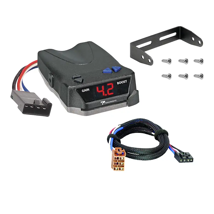 2000-2002 Chevrolet Tahoe Tekonsha BRAKE-EVN Proportional Brake Controller for Trailers with 1 to 4 Axles Black 8508220