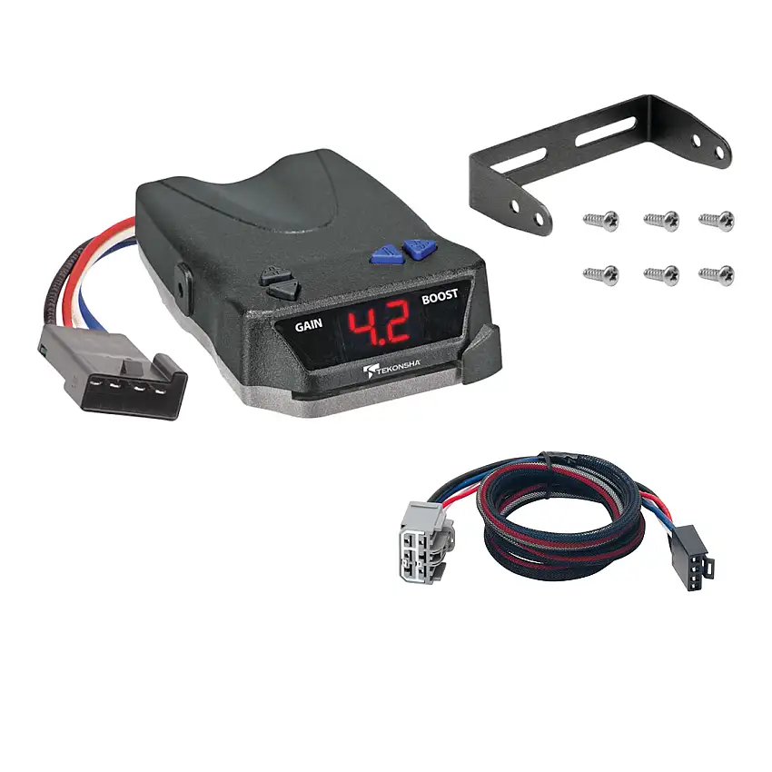 2009-2018 Chevrolet Traverse Tekonsha BRAKE-EVN Proportional Brake Controller for Trailers with 1 to 4 Axles Black 8508220