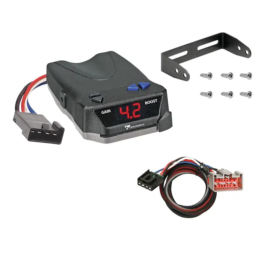 2009-2011 Ford E-350 Econoline Super Duty Tekonsha BRAKE-EVN Proportional Brake Controller for Trailers with 1 to 4 Axles Black 8508220