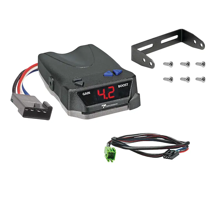 2007-2009 Dodge Sprinter 2500 Tekonsha BRAKE-EVN Proportional Brake Controller for Trailers with 1 to 4 Axles Black 8508220