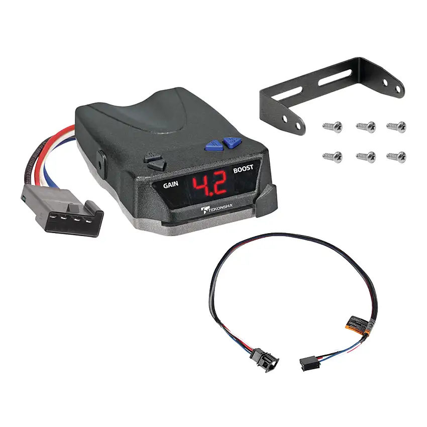 2004-2006 Porsche Cayenne Tekonsha BRAKE-EVN Proportional Brake Controller for Trailers with 1 to 4 Axles Black 8508220