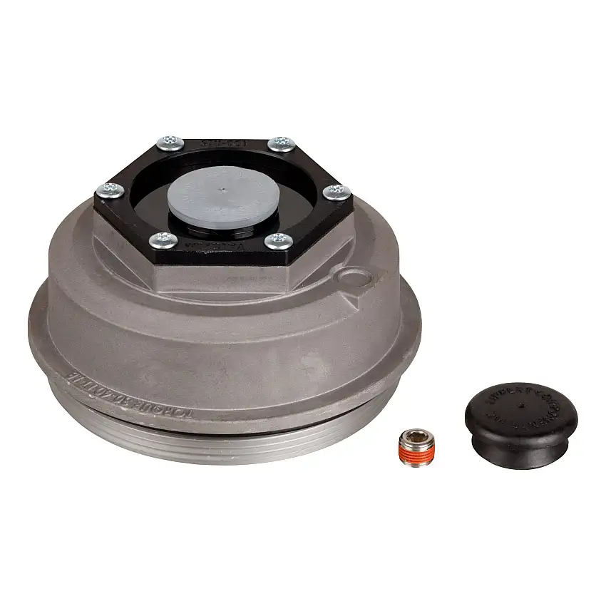 Lippert Trailer Axle Oil and Dust Cap with Set Screw - 10,000 to 16,000 lbs. Black 85373829