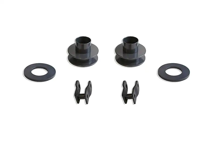MaxTrac Suspension 883725 2.5" FRONT COIL SPACERS W/ SHOCK EXT