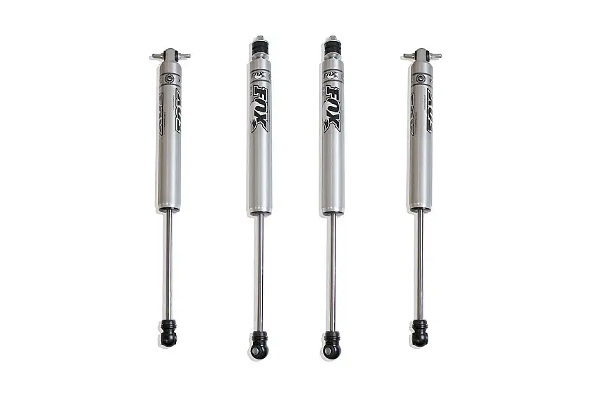 MaxTrac Suspension 889745F FRONT & REAR FOX 2.0 PERFORMANCE SERIES SHOCKS - 4.5" LIFT HEIGHT