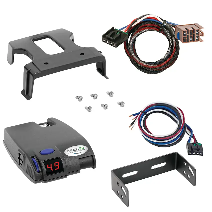2003-2006 Chevrolet Silverado 3500 Tekonsha Primus IQ Proportional Brake Controller for Trailers with 1 to 3 Axles Gray 90160
