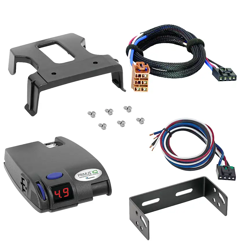 2001-2002 Chevrolet Silverado 2500 HD Tekonsha Primus IQ Proportional Brake Controller for Trailers with 1 to 3 Axles Gray 90160