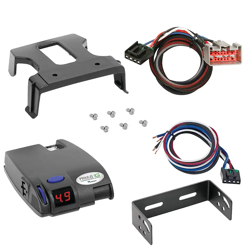 2008-2016 Ford F-250 Super Duty Tekonsha Primus IQ Proportional Brake Controller for Trailers with 1 to 3 Axles Gray 90160