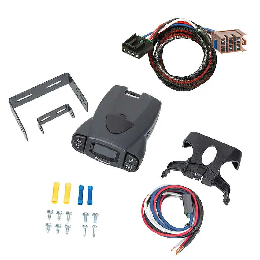 2003-2006 GMC Yukon XL 1500 Denali Tekonsha Prodigy P3 Proportional Brake Controller for Trailers with 1 to 4 Axles Black 90195