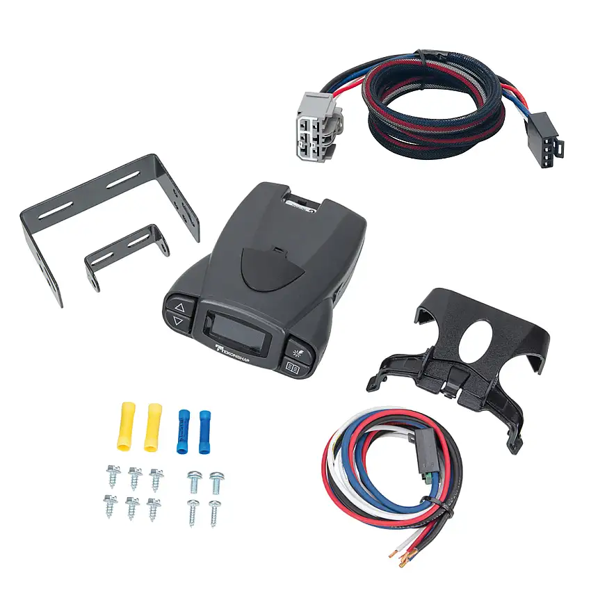 2007-2018 GMC Acadia Tekonsha Prodigy P3 Proportional Brake Controller for Trailers with 1 to 4 Axles Black 90195