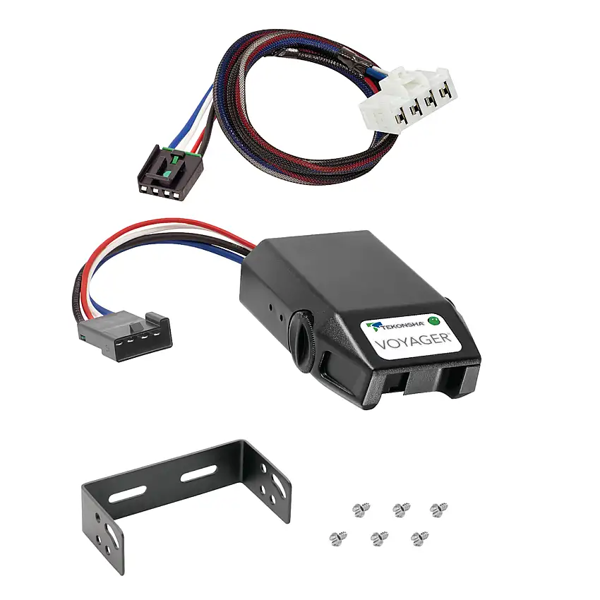 1995-2009 Dodge Ram 3500 Tekonsha Voyager Proportional Brake Controller for Trailers with 1 to 4 Axles Black 9030