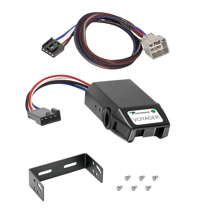 2010-2010 Dodge Ram 2500 Tekonsha Voyager Proportional Brake Controller for Trailers with 1 to 4 Axles Black 9030