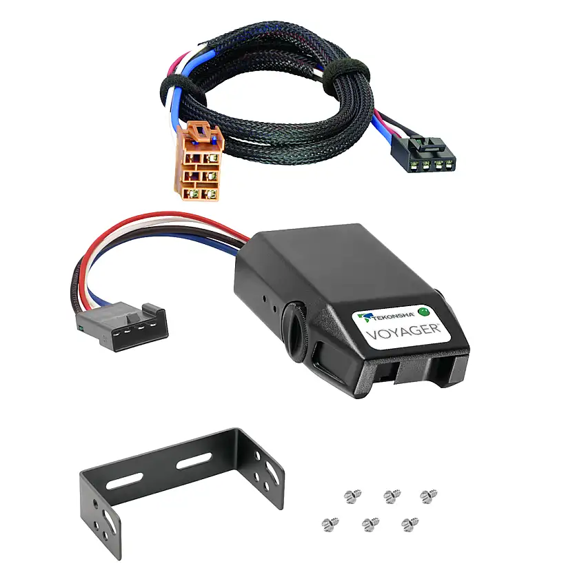 1999-2002 GMC Sierra 1500 Tekonsha Voyager Proportional Brake Controller for Trailers with 1 to 4 Axles Black 9030