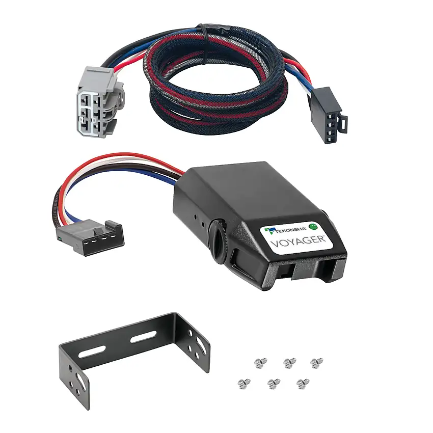 2007-2009 Saturn Outlook Tekonsha Voyager Proportional Brake Controller for Trailers with 1 to 4 Axles Black 9030
