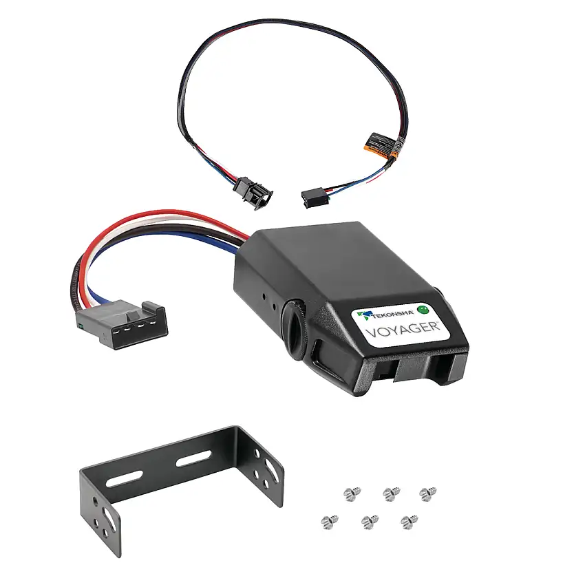 2004-2017 Volkswagen Touareg Tekonsha Voyager Proportional Brake Controller for Trailers with 1 to 4 Axles Black 9030