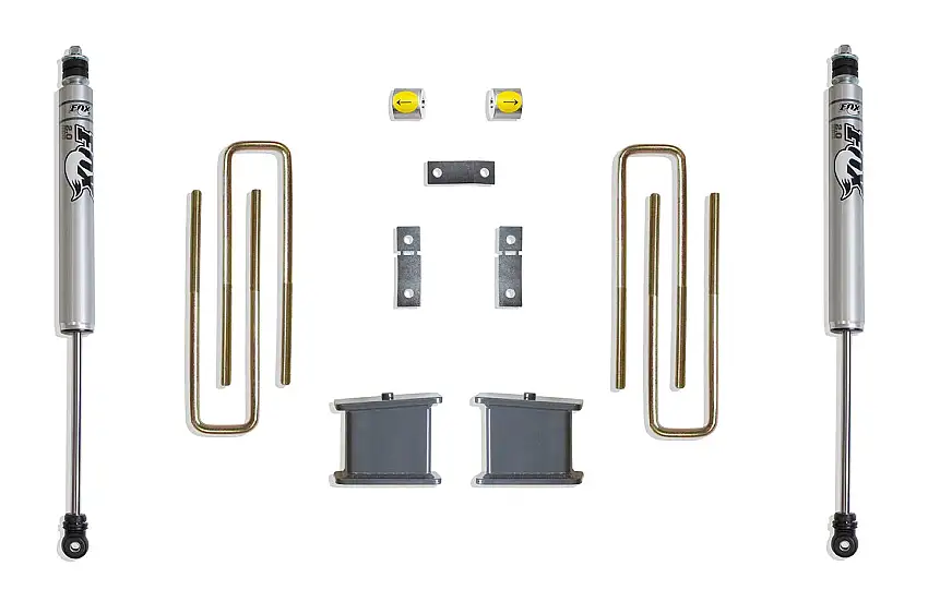 MaxTrac Suspension 906740F 4" REAR LIFT BOX KIT W/ FOX SHOCKS