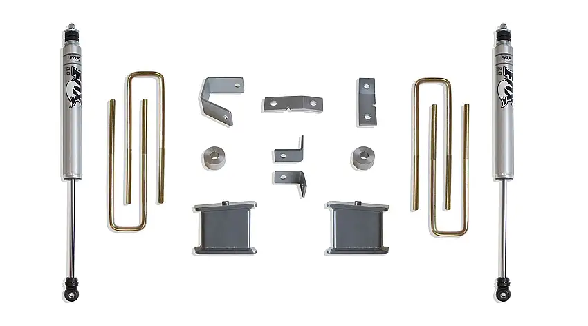 MaxTrac Suspension 906840F 4" REAR LIFT BOX KIT W/ FOX SHOCKS