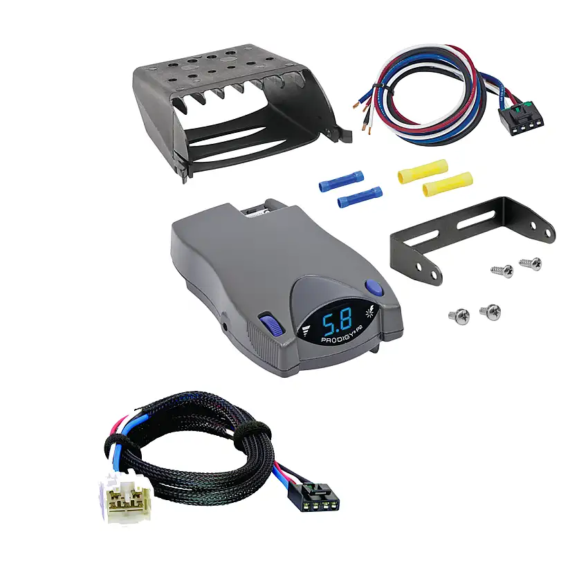 2003-2014 Toyota Tundra Tekonsha Prodigy P2 Proportional Brake Controller for Trailers with 1 to 4 Axles Gray 90885