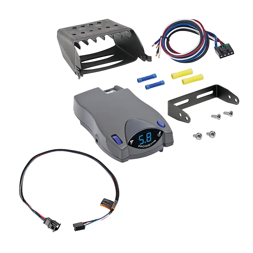 2004-2017 Volkswagen Touareg Tekonsha Prodigy P2 Proportional Brake Controller for Trailers with 1 to 4 Axles Gray 90885
