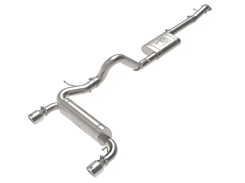 AFE Vulcan Series 304 Stainless Steel Cat-Back Exhaust System Polished