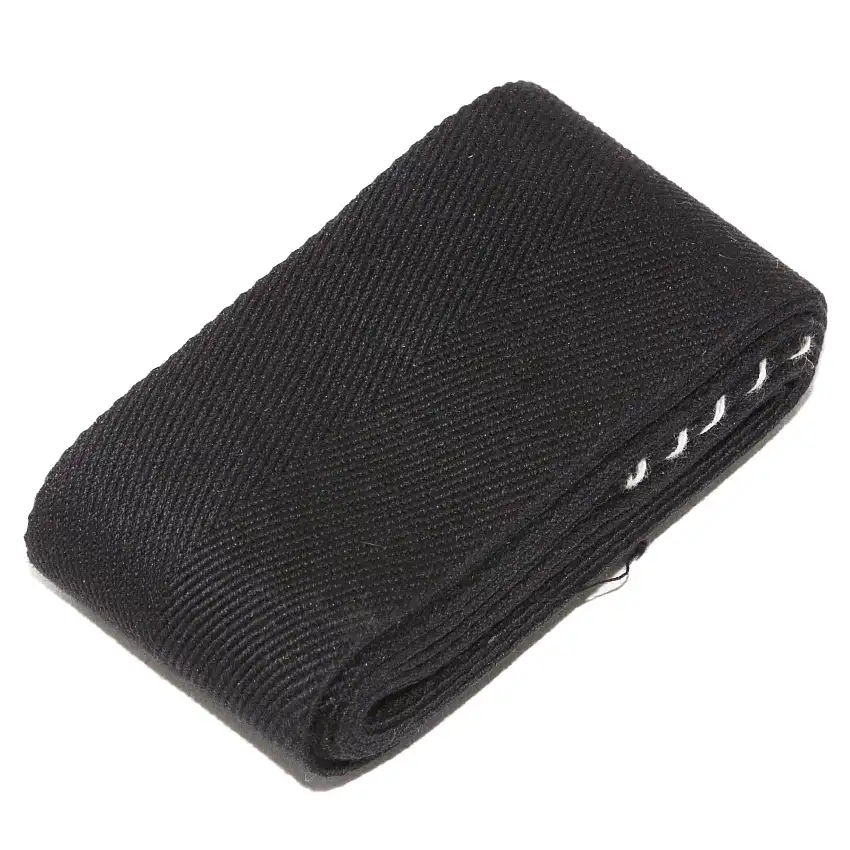 Top Webbing Blk, Black; Sold Per Foot