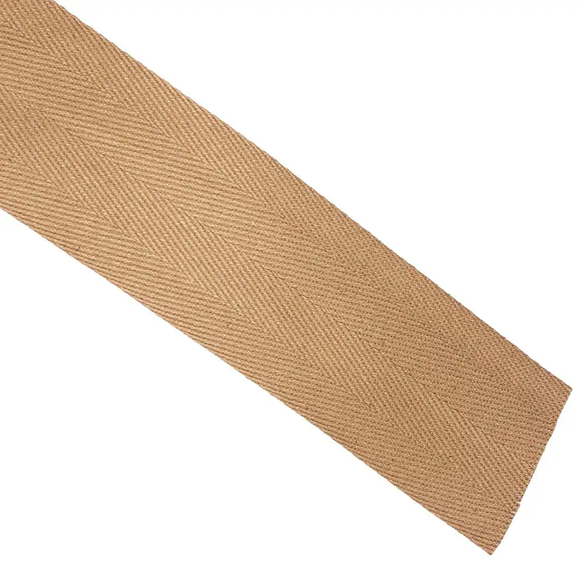 Top Webbing Tan, Tan; Sold Per Foot